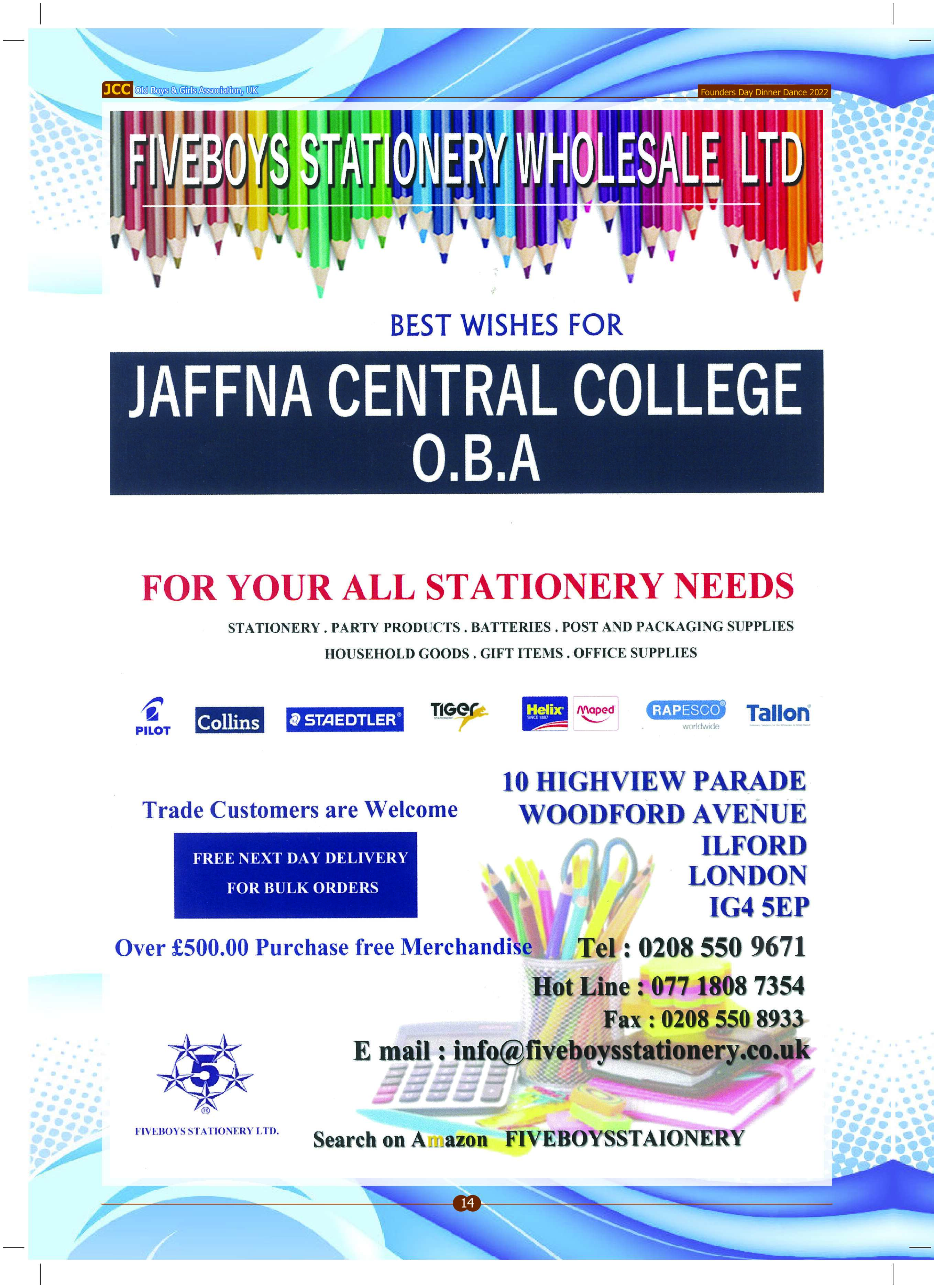 JCC OBA UK Newsletter - 2022 Page 13